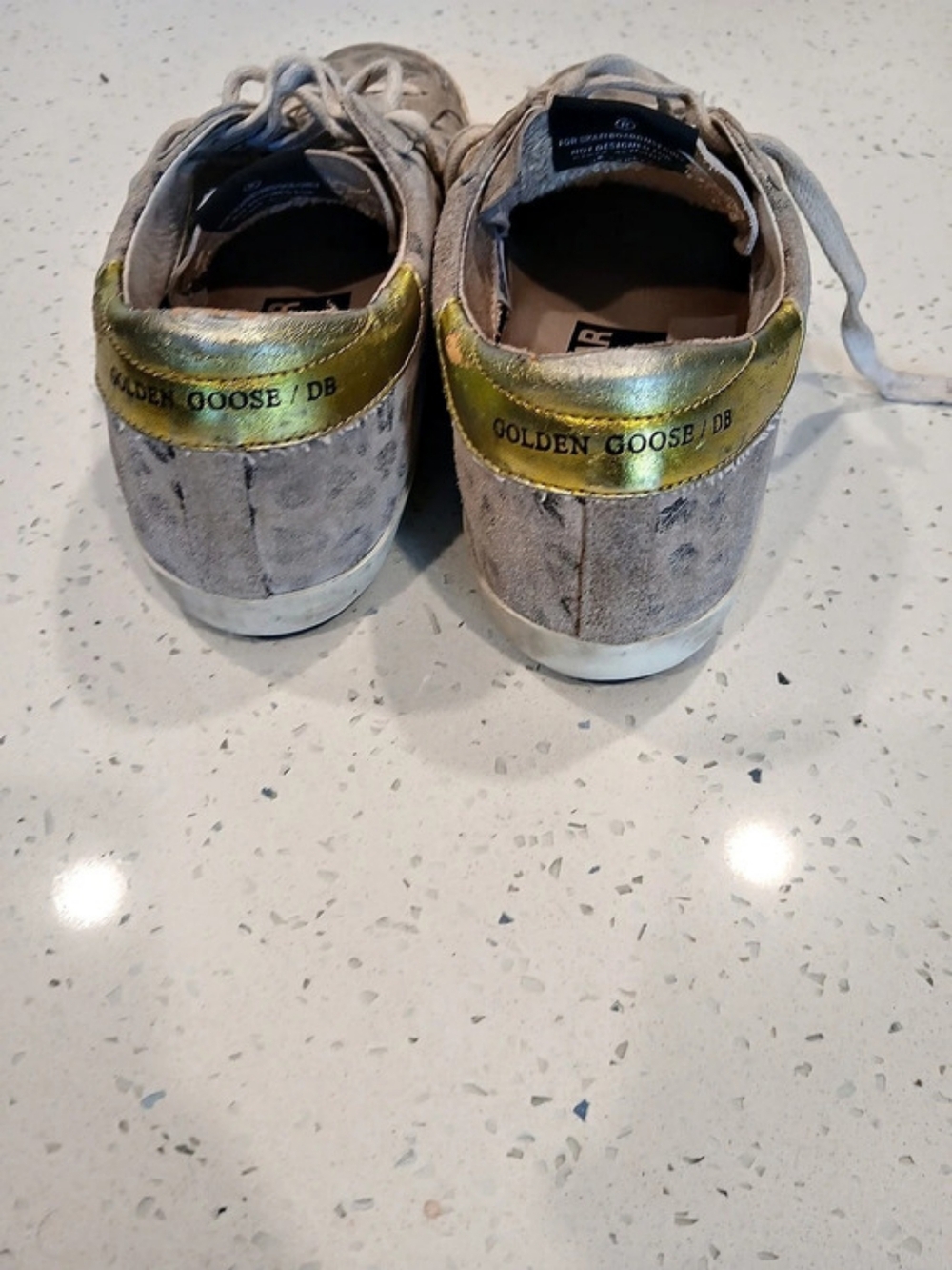 Golden Goose Super-Star Sneakers Gray & Purple EU 38 - Picture 12 of 16
